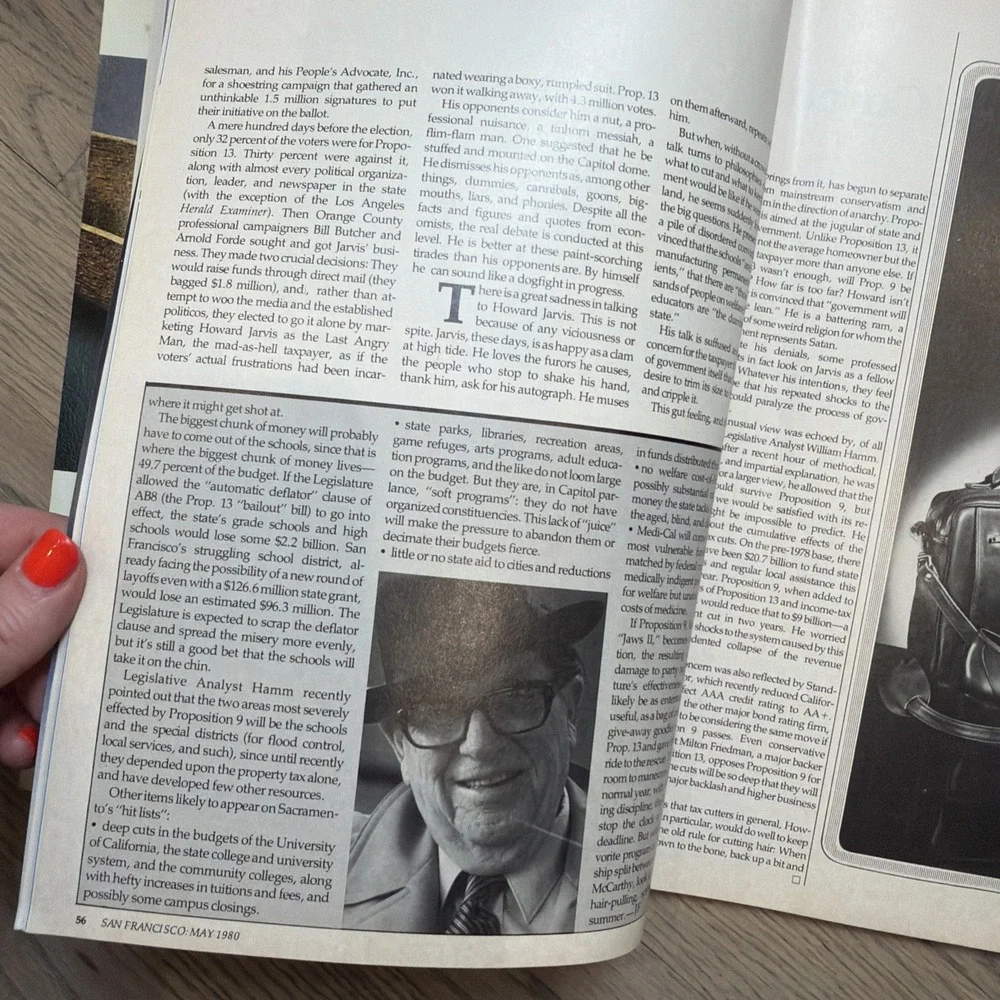 San Francisco Magazine May 1980 Guide‎ To The Late-night City